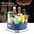 360° Rotating Organizer Tray/Kitchen Organizer/Multi- Function Rotating Tray/Cosmetics Organizer (Multicolor) - Clever Nest