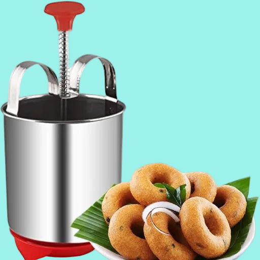 Durable Stainless Steel Mendu Vada Maker Spring Push Mechanism With Stand