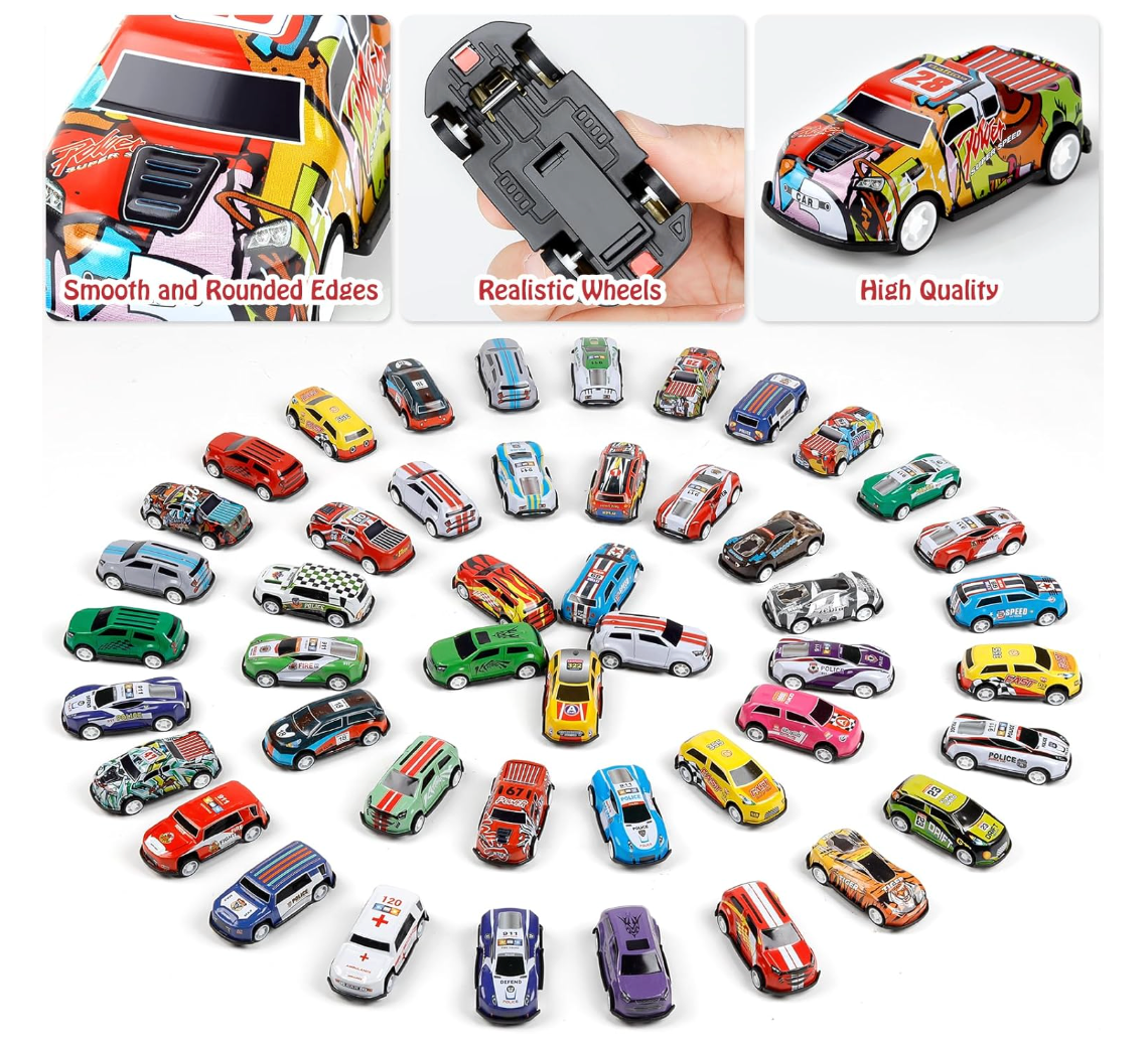 Pull Back Car Set Toy (48 pcs)