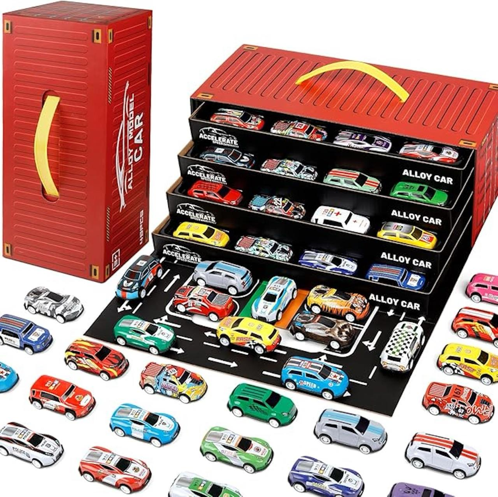 Pull Back Car Set Toy (48 pcs)