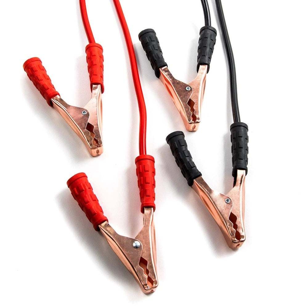 Generic 500 Amp Heavy Duty Jumper Booster Cables Anti Tangle Copper Care Universal For Car (Red)