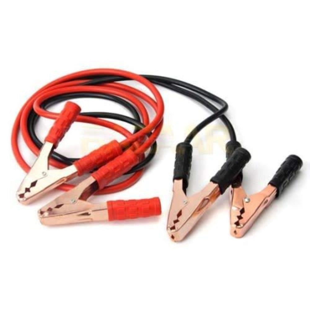 Generic 500 Amp Heavy Duty Jumper Booster Cables Anti Tangle Copper Care Universal For Car (Red)