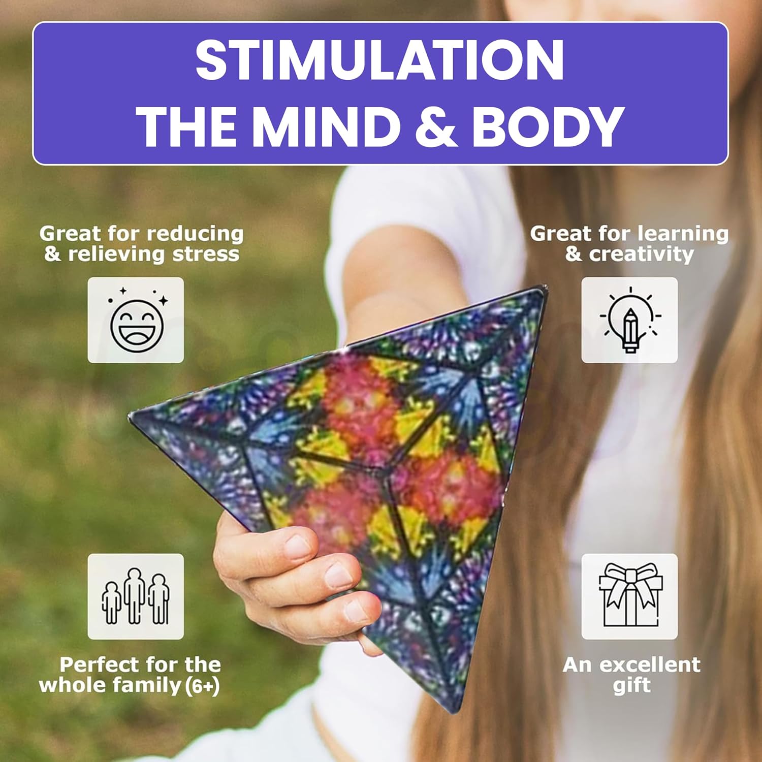 Magic Cube Shape Shifting Puzzle Box for Kids