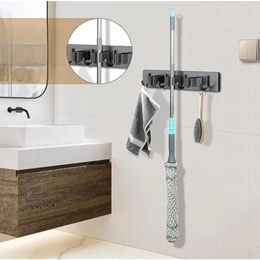 Microfiber Twist Mop for Floor Cleaning – No-Touch Wringer, Pack of 2 (Grey)