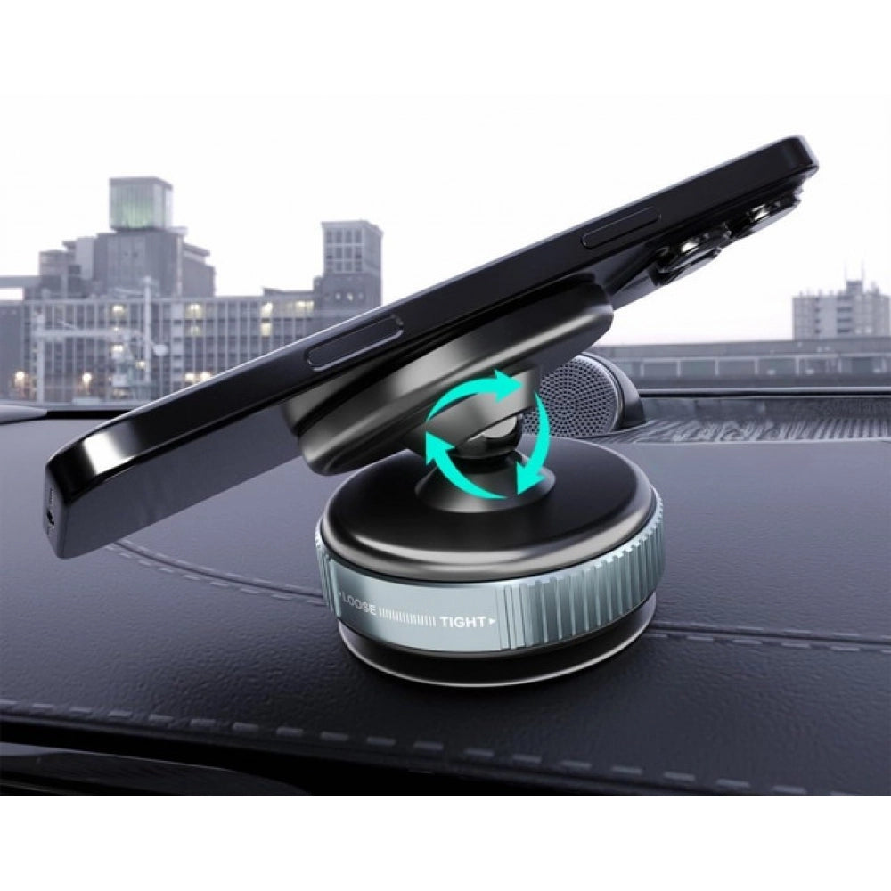 K009 Magnetic Car Phone Holder – Dashboard & Air Vent Mount, Pack of 2 (Black)