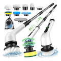 9-in-1 Cordless Electric Spin Scrubber with Extendable Handle (Multicolor)