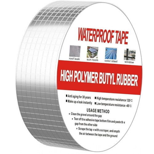 Aluminium Waterproof Foil Tape 2 Inch – Pack of 2 (Silver)