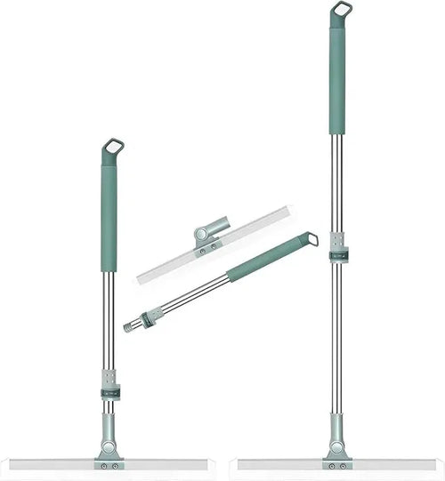 2 in 1 Floor Cleaner Brush Multifunction Magic Broom,Silicone Floor Squeegee Broom