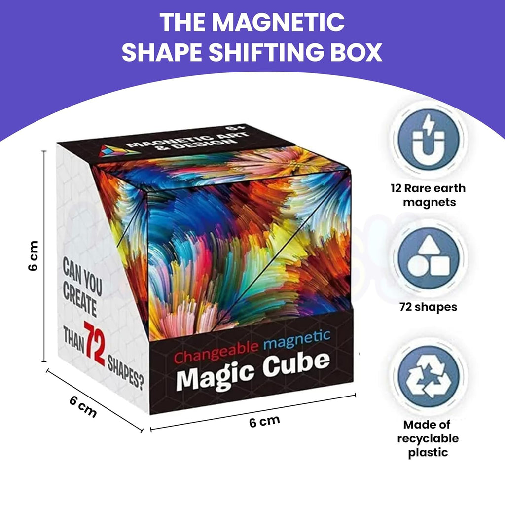 Magic Cube Shape Shifting Puzzle Box for Kids